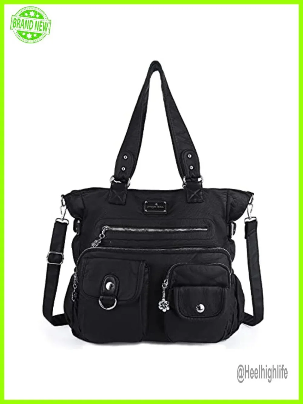 Soft Faux Leather Hobo Bag Satchel Shoulder Crossbody Tote